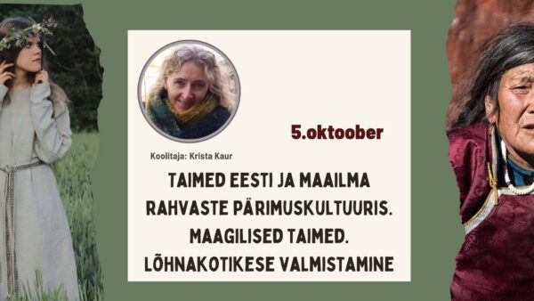 Maagilised taimed. Lõhnakotikese valmistamine - Pühapäev, 5. Oktoober 2025 10:00 – 13:15